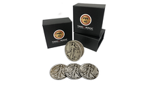 Replica Walking Liberty Expanded Shell plus 4 coins (Gimmicks and Online Instructions) by Tango - Trick