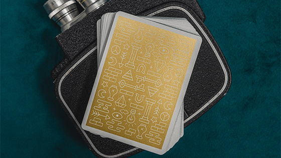 Gold ICON Playing Cards by Riffle Shuffle