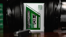  Soundboards V4 Green Edition Playing Cards by Riffle Shuffle