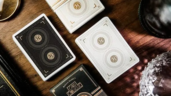 Card College The Elegant Box Set (White) by Roberto Giobbi and Ark Playing Cards