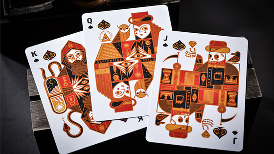 The Secret (Scarlet Edition) Playing Cards by Riffle Shuffle