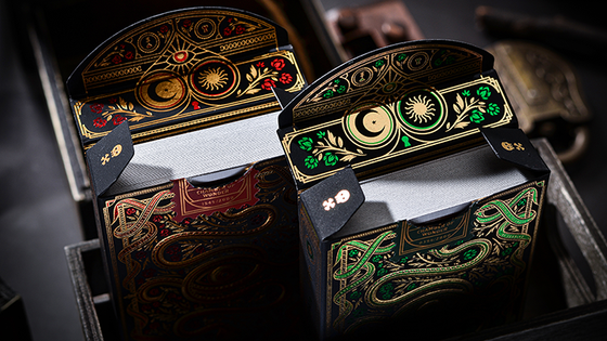 The Secret (Scarlet Edition) Playing Cards by Riffle Shuffle