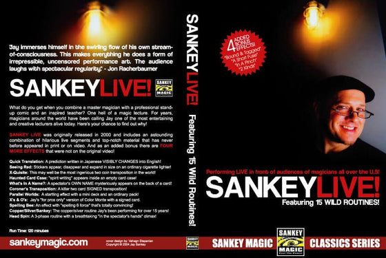 SANKEY MAGIC CLASSICS SERIES: Jay Sankey Live DVD (Open Box)