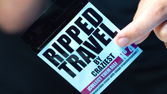 RIPPED TRAVEL (Blue Gimmicks and Online Instruction) by Craziest - Trick