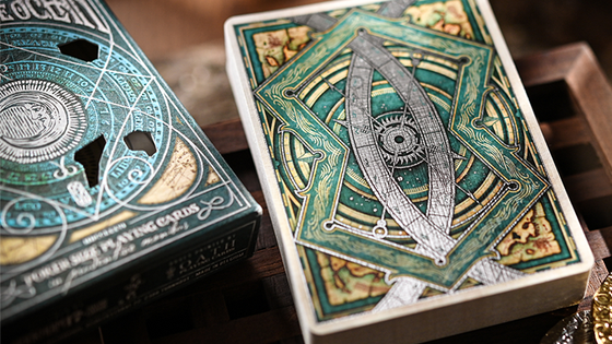 Eye of the Ocean Lunae (Teal) Playing Cards