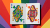 DKNG Rainbow Wheels (6 Seater Box Set) Playing Cards by Art of Play