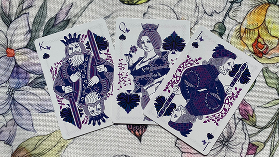 Bicycle Butterfly (Violet) Playing Cards