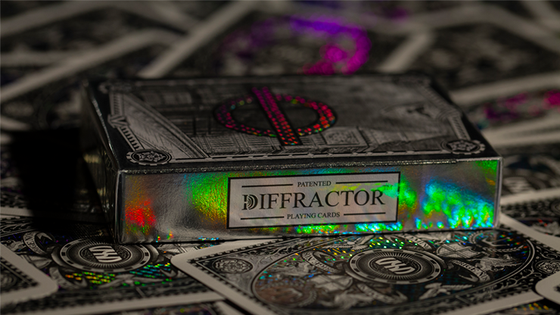 London Diffractor Silver Playing Cards