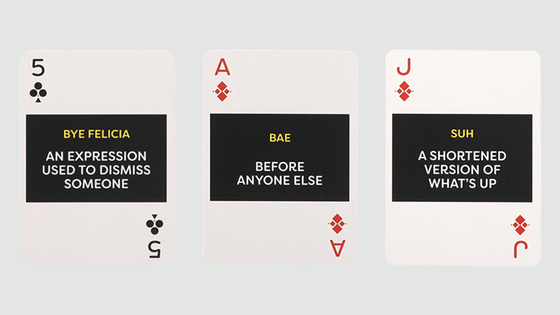 Lingo (Millennial) Playing Cards