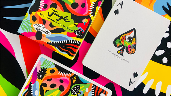 2021 Summer Collection: Jungle Gilded  Playing Cards by CardCutz