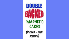  Magnetic Cards (2 pack/Blue Jokers) by Chazpro Magic - Trick