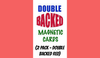 Magnetic Cards (2 pack/double back red) by Chazpro Magic. - Trick