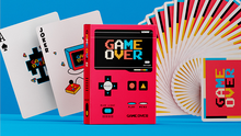  Game Over Red Playing Cards by Gemini