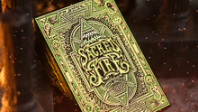  Sacred Fire (Emerald Flare) Playing Cards by Riffle Shuffle