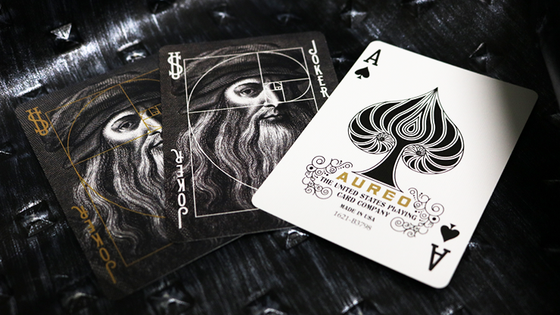 Bicycle Aureo Black Playing Cards