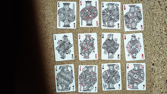 Blood Red Edition V3  Playing Cards by Joker and the Thief