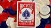 Gilded Red Bicycle Index Only Playing Cards