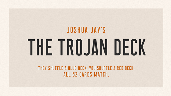 Trojan Deck Standard Index (Gimmicks and Online Instructions) by Joshua Jay - Trick