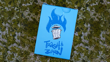  Trash & Burn (Blue) Playing Cards by Howlin' Jacks