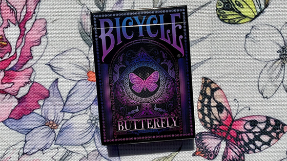 Gilded Bicycle Butterfly (Purple) Playing Cards