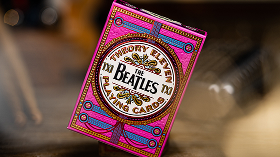 The Beatles (Pink) Playing Cards by theory11