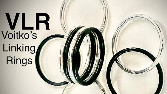 VLR Voitko's Linking Rings Size 11 (Gimmick and Online Instructions) - Trick