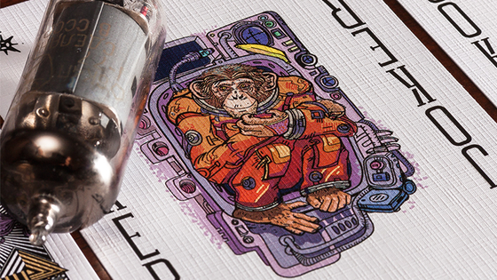 Vacuum Tube Space Playing Cards