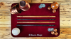 Wooden wand PRO (Bold Brown) by Harry He & Bacon Magic - Trick