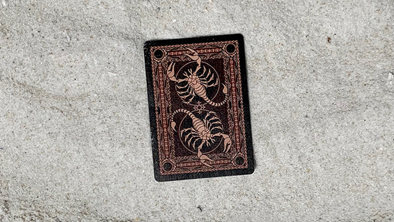 Bicycle Scorpion (Brown) Playing Cards