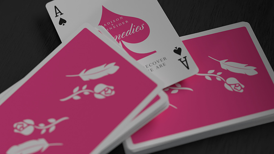 Pink Remedies Playing Cards by Madison x Schneider