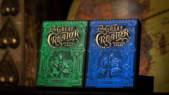 The Great Creator: Sky Edition Playing Cards by Riffle Shuffle