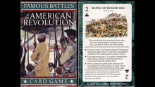  Famous Battles of the American Revolution Playing Cards