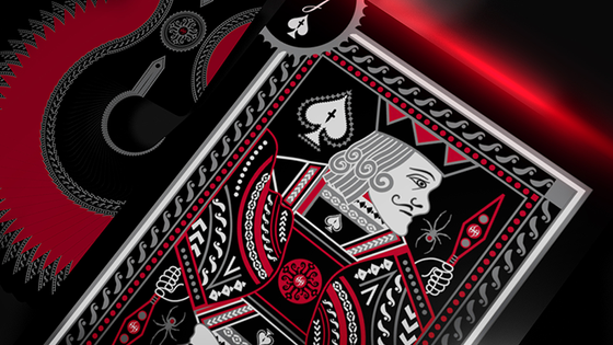 Grandmasters Black Widow Spider Edition (Standard) Playing Cards by HandLordz