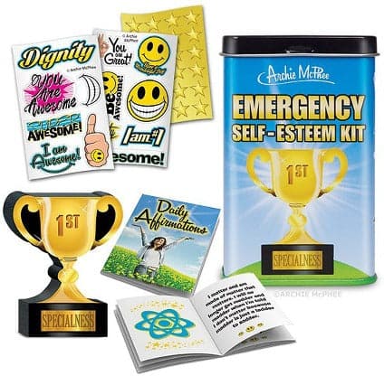 Emergency Self-Esteem Kit by Archie Mcphee
