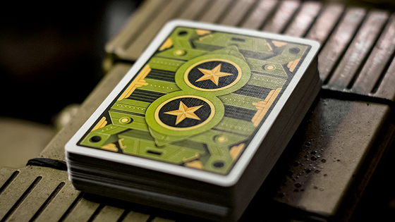 Military (Half-Brick) Playing Cards by Riffle Shuffle