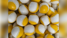  Set of  4 Leather Balls for Cups and Balls (Yellow and White) by Leo Smetsers - Trick