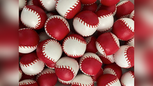 Set of  4 Leather Balls for Cups and Balls (Red and White) by Leo Smetsers - Trick