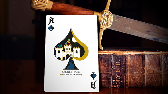 Secret Tale White Knight Playing Cards