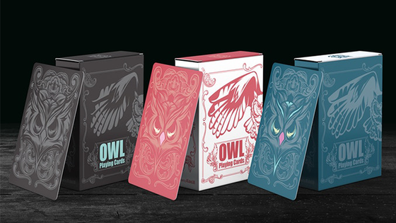 Owl (Red) Playing Cards