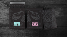  Owl (Black) Playing Cards