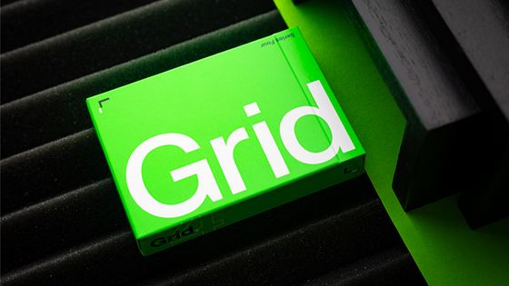 Grid Series Four - Typographic Playing Cards