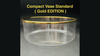 Compact Vase Standard GOLD by Victor Voitko - Trick