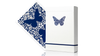 Butterfly Worker Marked Playing Cards (Blue) by Ondrej Psenicka