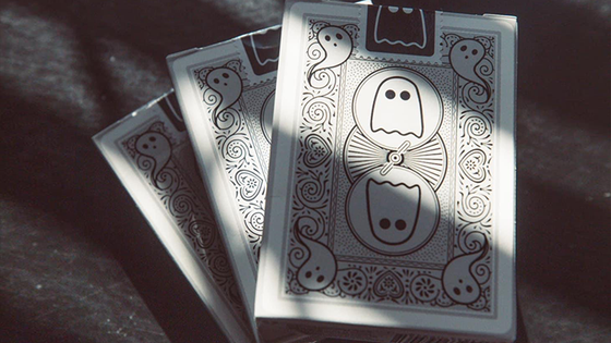 Bicycle Boo Back Playing Cards (Grey)