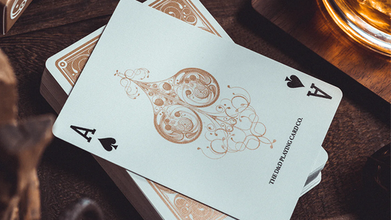 Smoke & Mirrors V8, Gold (Deluxe) Edition Playing Cards by Dan & Dave