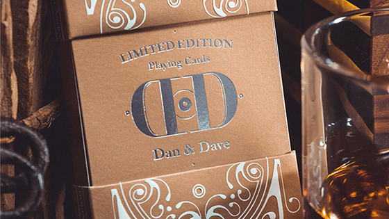 Smoke & Mirrors V8, Gold (Deluxe) Edition Playing Cards by Dan & Dave