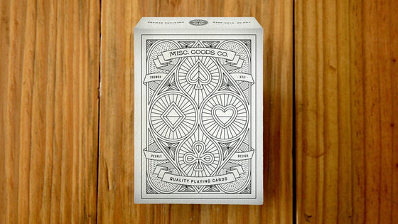 White Playing Cards 1st Edition by Misc Goods Co