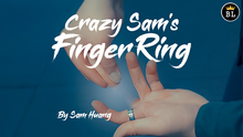  Hanson Chien Presents Crazy Sam's Finger Ring BLACK / SMALL (Gimmick and Online Instructions) by Sam Huang