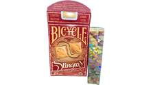  Gilded Bicycle Stingray (Orange) Playing Cards