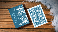  Leaves Winter (Blue) Playing Cards by Dutch Card House Company